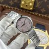Đồng hồ nữ Omega Replica cao cấp De Ville Prestige mặt số màu hồng phun cát 34mm - BV